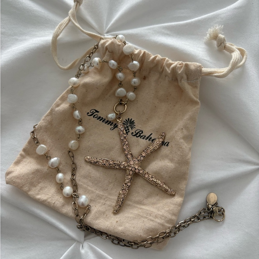 Tommy Bahama Starfish Necklace with Pearls